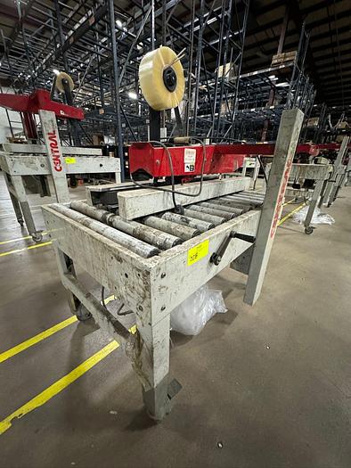 Used CENTRAL CP-322U CASE TAPER CARTON SEALER SYSTEM