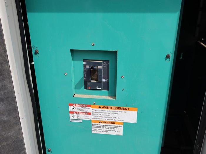 Used 125KW CUMMINS GGHJ-A046E761 NATURAL GAS BACK UP GENERATOR 135 HOURS