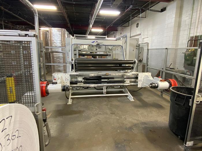 Used 62" WIDE CATBRIDGE TWO DRUM WINDER MODEL 205-50 MANUFACTURED 2019 - PENDING SALE