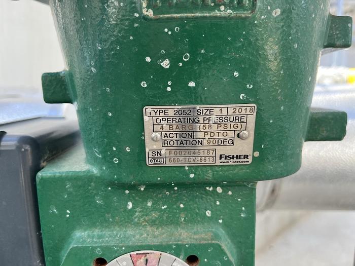 Used 50+ FISHER TYPE 2052 VALVES MANUFACTURED 2018 - PENDING