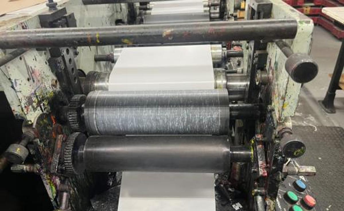 Used ALLIED FLEXOMASTER 10" WEB 4 COLOR 3 DIE STATIONS