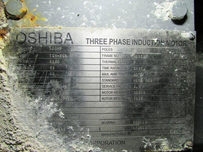 Used 18' BLACK CLAWSON HCV BATCH PULPER WITH SIZE 3 HYDRAPULPER DRIVE AND 500 HP MOTOR S/S