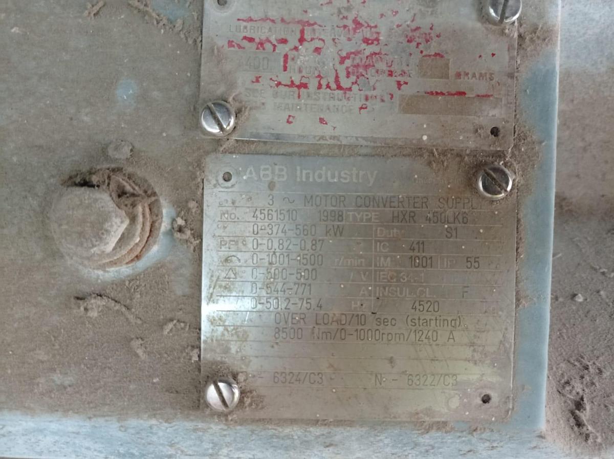 Used LAMORT PULPER WITH GEARBOX 