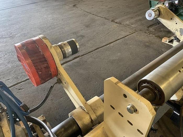 Used 64" WIDE DUSENBERY MODEL 835-24 DUPELX CANTILEVERED SLITTER REWINDER