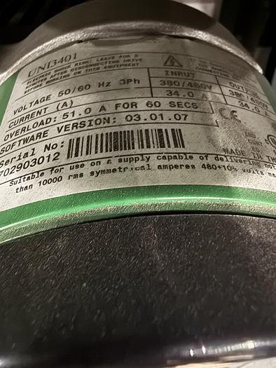 Used 72" DUSENBERY 613 COUNTER ROLL REWINDER