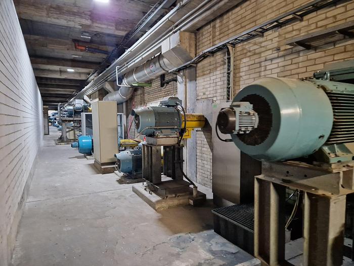 Used 220" (5.6M) VOITH PAPER MACHINE WITH SPEED SIZER 170,000 TPY 