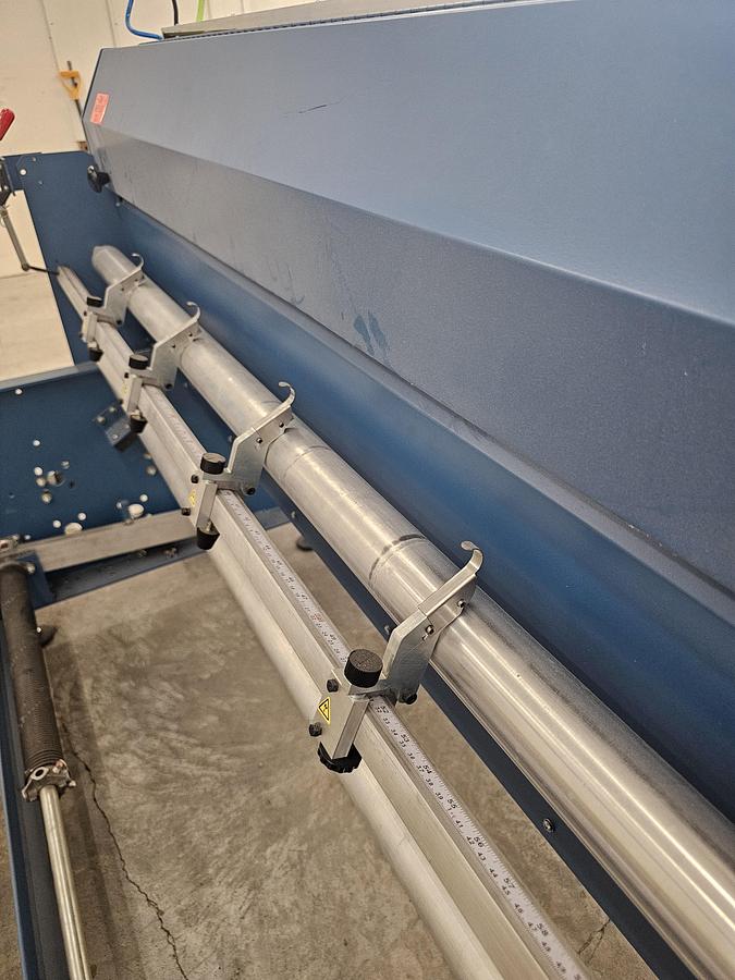 Used 60" WIDE ROSENTHAL SM-60 STRAIGHT KNIFE SHEETER WITH RAZOR SLITTING