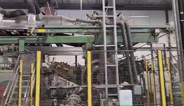 Used 135" WIDE PCMC 4 COLOR FLEXOGRAPHIC PRINTING PRESS ALLEN BRADLEY CONTROLS & SERVO UPGRADE 2013