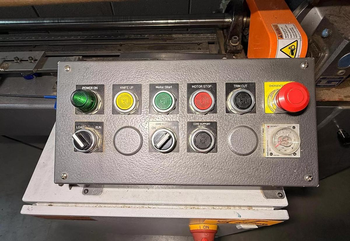 Used 90" CORETECH MODEL CT10/90 AUTOMATIC CORE CUTTER