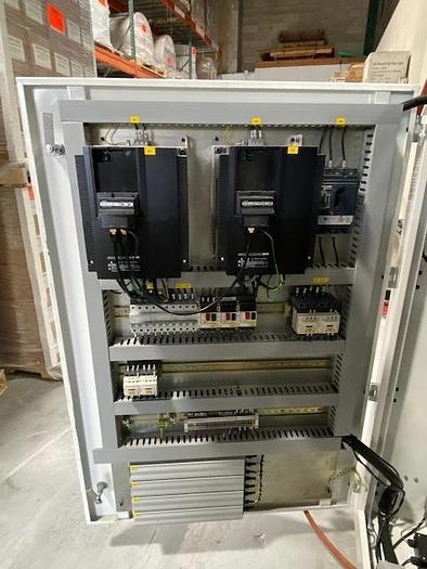 Used 24" WIDE SRC SYSTEMS MODEL 1010 REVERSIBLE DOCTOR MACHINE 40" DIAMETERS