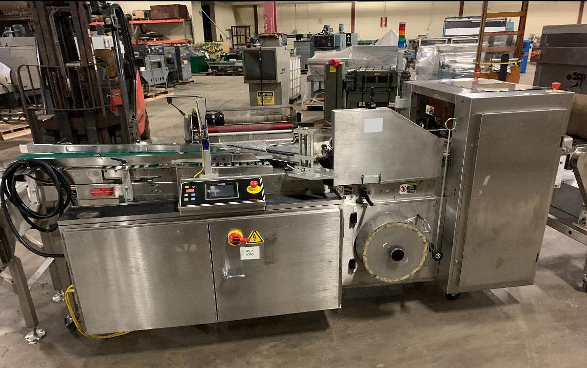 Used SHANKLIN F-1A CDA STAINLESS STEEL FOOD GRADE SIDE SEAL SHRINK WRAPPER