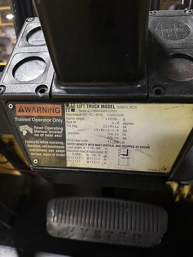 Used 1997 HYSTER S80XLBCS 8000LB CAPACITY FORKLIFT 4-WAY VALVE