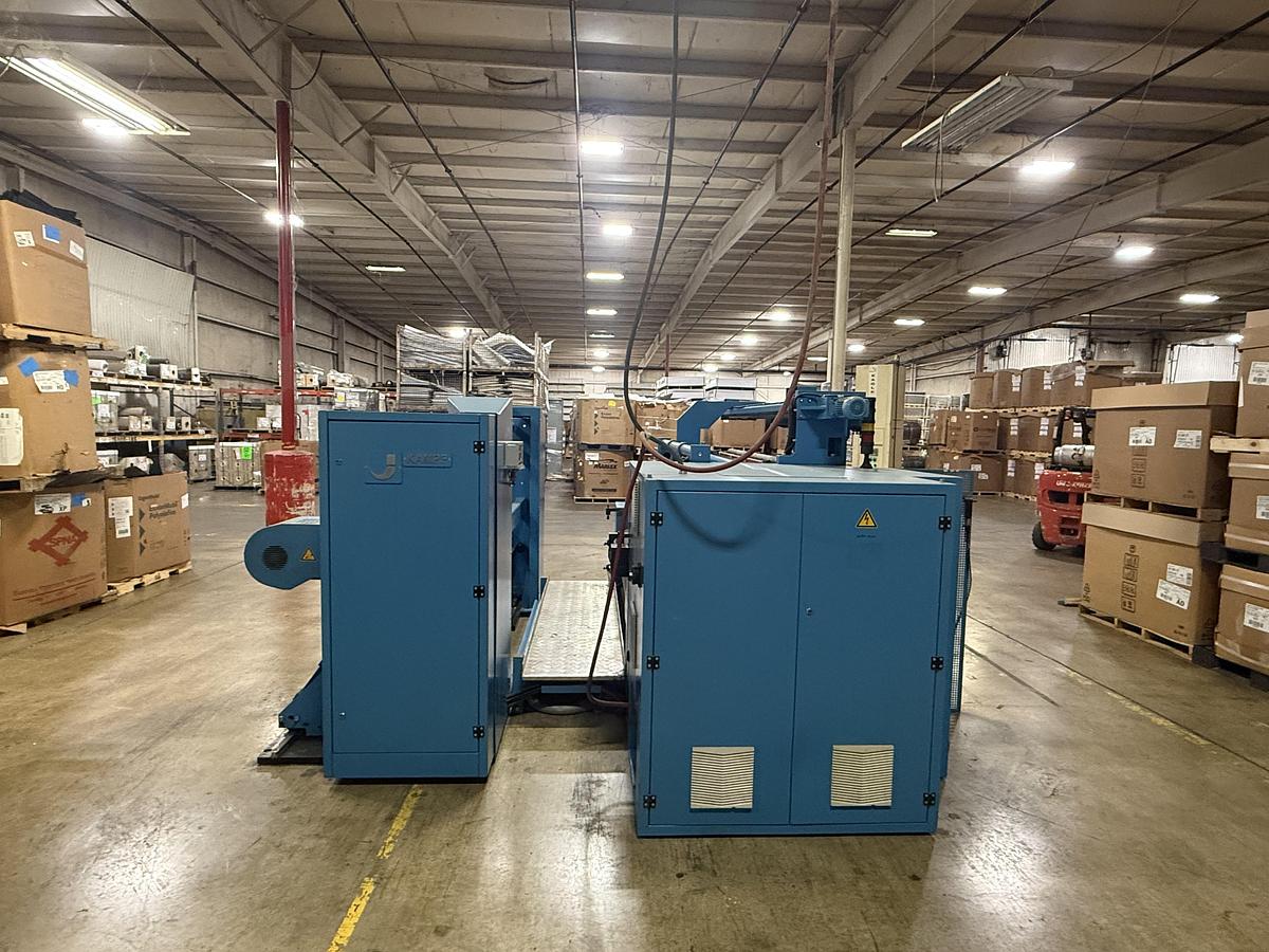 Used 65" WIDE KAMPF STARSLIT DUPLEX SLITTER REWINDER - MANUFACTURED 2011