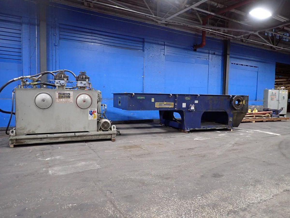 Used 63" GRANUTECH SATURN ROTO-GRIND MODEL M160H SINGLE SHAFT SHREDDER 200 HP