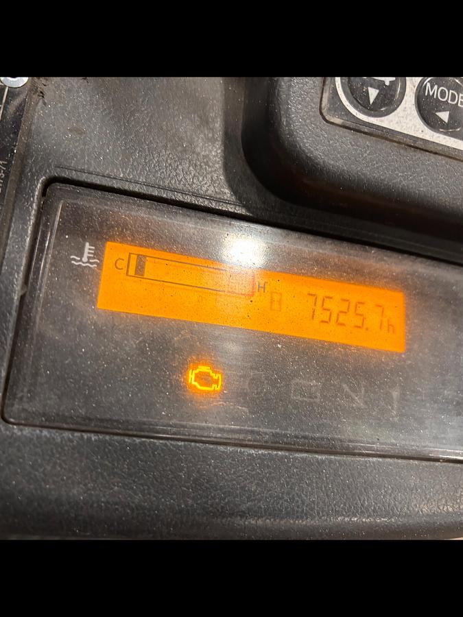 Used 12,000 POUND TOYOTA MODEL 8FGC55U FORKLIFT WITH 72" CASCADE CLAMP