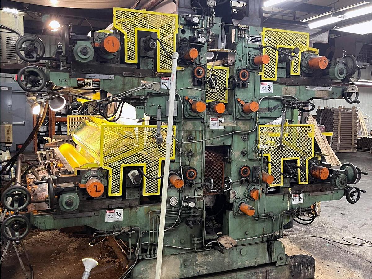 Used 65" WIDE WOLVERINE 4 COLOR STACK PRESS 