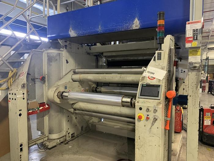 Used 40" ROTOMEC MODEL RS 4003 10 COLOR ROTOGRAVURE PRESS (SOLVENT INK) MFG. 2006