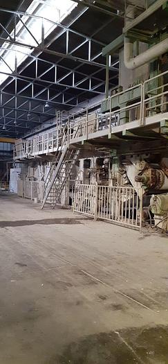 Used 122" (3120mm) TRIM CRESCENT FORMER TISSUE MACHINE
