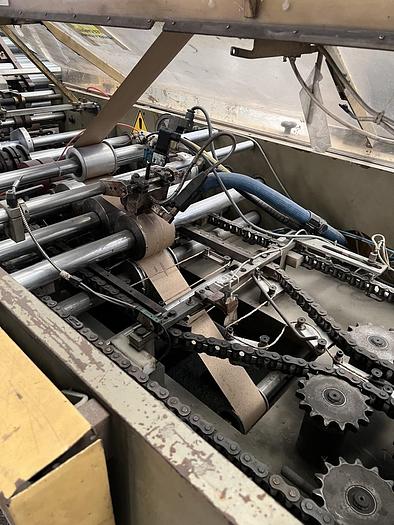 Used CURIONI SUN MASTER 540 PAPER BAG MACHINE WITH TWIST HANDLE ATTACHMENT