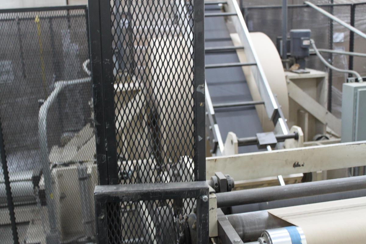 Used 37" WIDE GREENBAY ENGINEERING SINGLE FOLD DISPENCER TOWEL WITH BRETTING BANDER