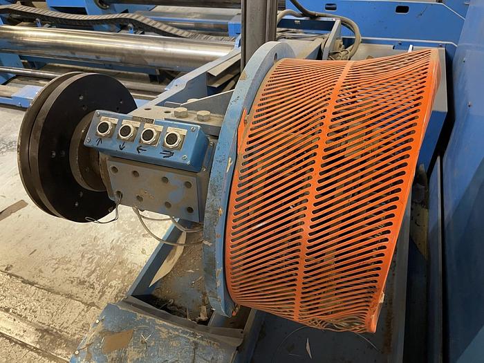 Used 87" JAGENBERG SHAFTLESS FLOOR PICK UP UNWIND 84" OD CAPACITY TWO UNITS AVAILABLE - Pending JE