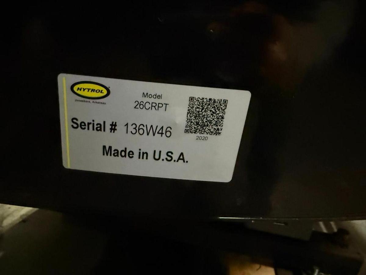 Used HYTROL MODEL 26CRPT POWERED TURNTABLE