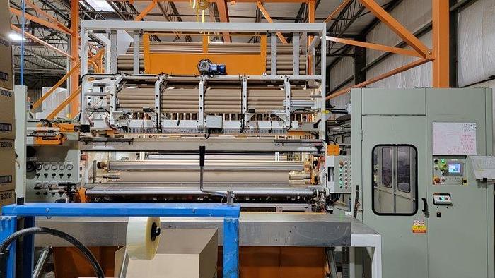 Used 112" CHAN LI (TAIWAN) JRT SLITTER REWINDER