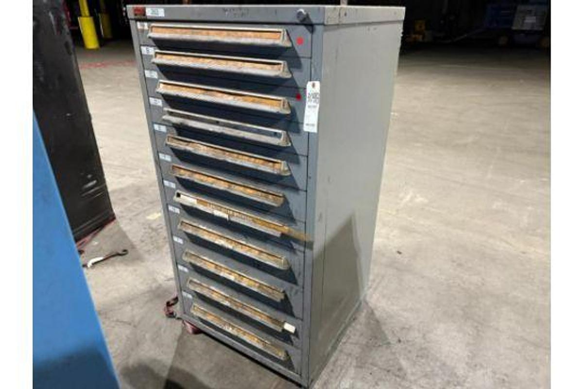 Used LYON 11 DRAWER TOOL CABINET CONTENTS NOT INCLUDED