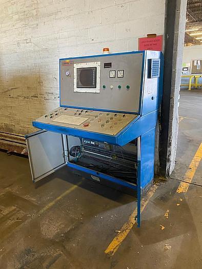 Used CAMERON 100" (2.56M) WIDE TWO DRUM SLITTER REWINDER  3,500 FPM