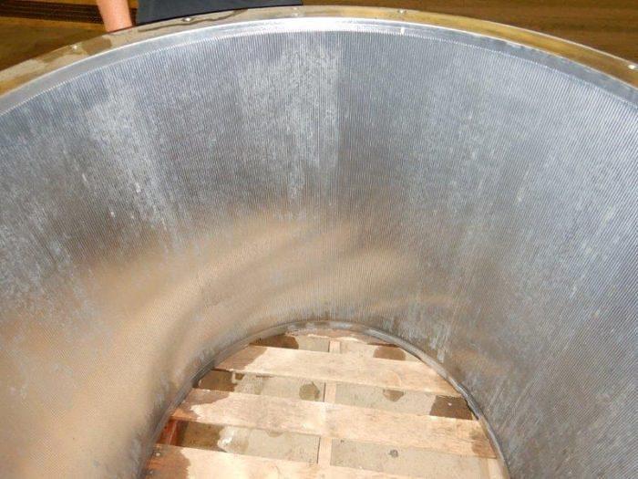 Used VALMET MDL T9 STAINLESS STEEL DELTA PRESSURE SCREEN