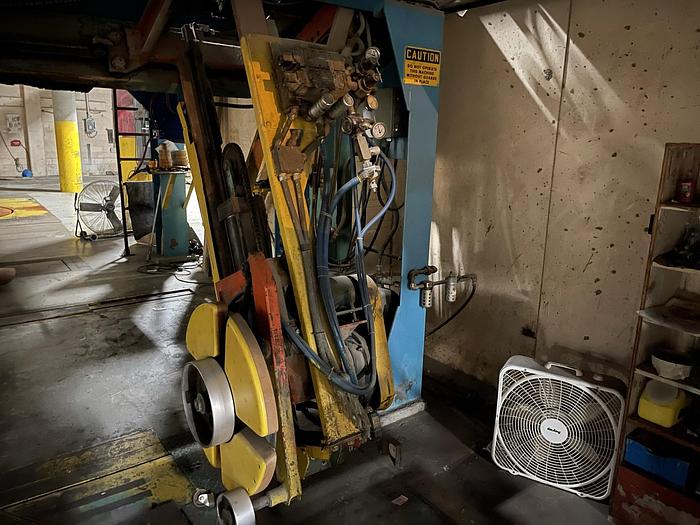 Used LAMB-GRAYS HARBOR CO. 86"W ROLL WRAPPER 60" DIA, ROLLS