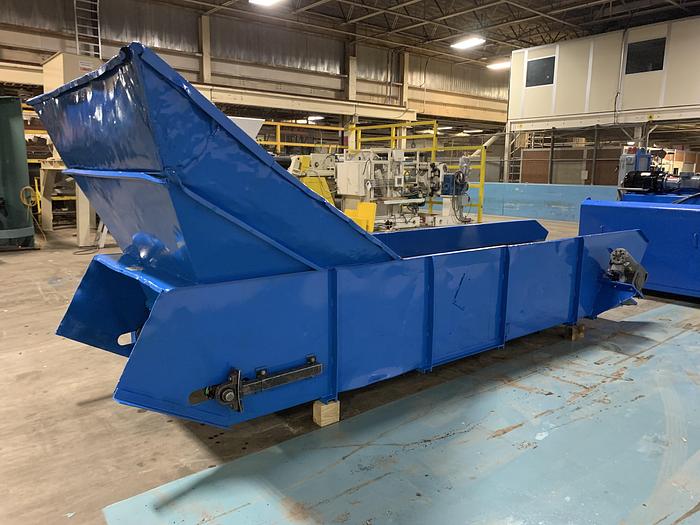 Used EXCEL MODEL EX-62 TWIN CYLINDER CLOSED DOOR BALER WITH CONVEYOR