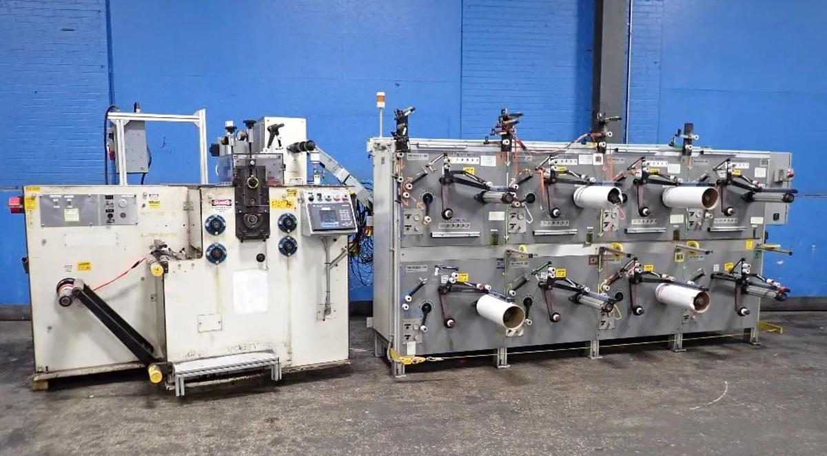 Used INDEPENDENT MACHINE COMPANY SMARTWINDER 8 SPOOLING STATIONS