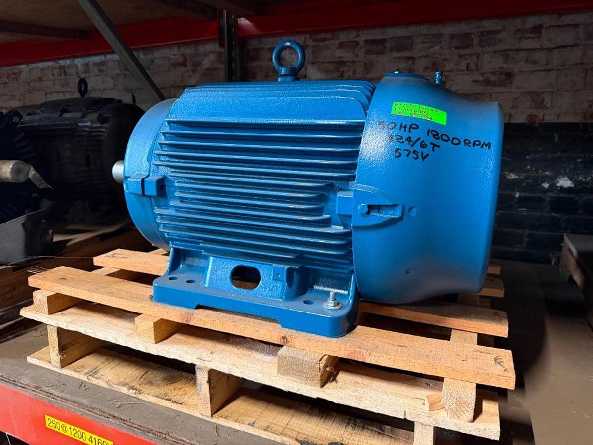 Used 50HP WEG AC MOTOR 575V 324/6T FRAME