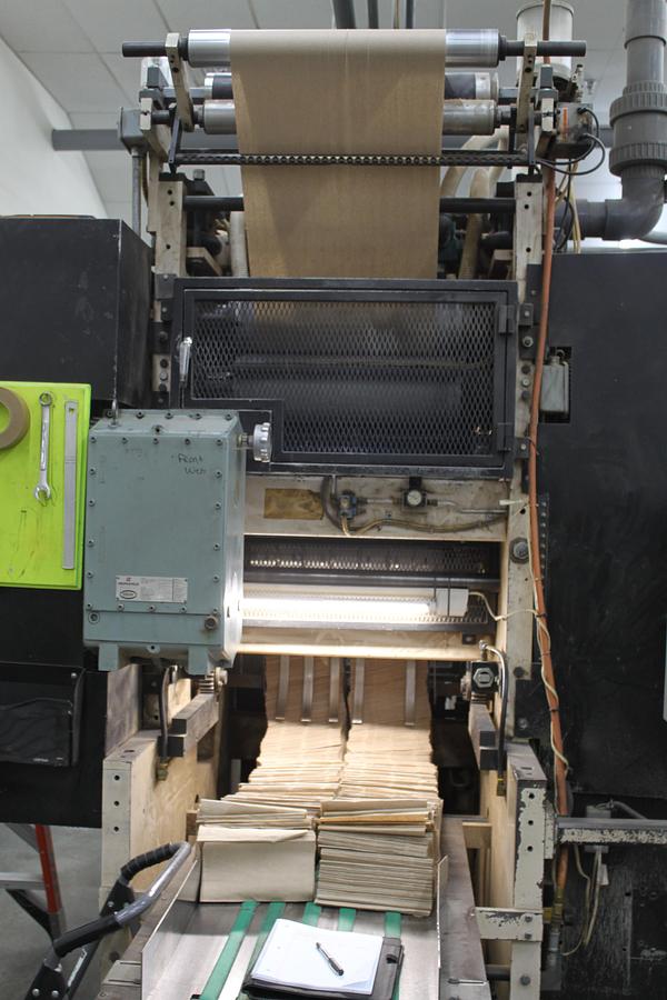 Used 37" WIDE GREENBAY ENGINEERING SINGLE FOLD DISPENCER TOWEL WITH BRETTING BANDER