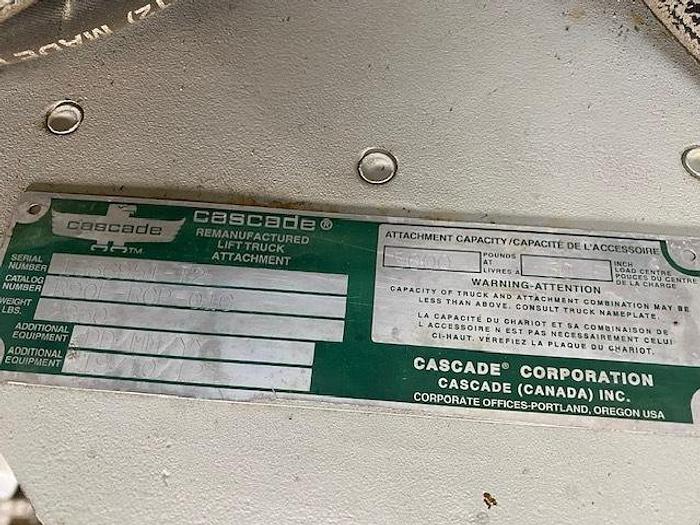 Used CASCADE MODEL R90F-RCP-01C 60" DIA. CLAMP - PENDING ALS