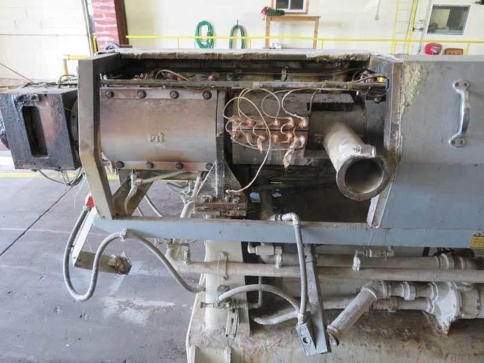 Used 1999 PTI pelletizing line with model TS4500 4.5″ 30:1 L/D extruder