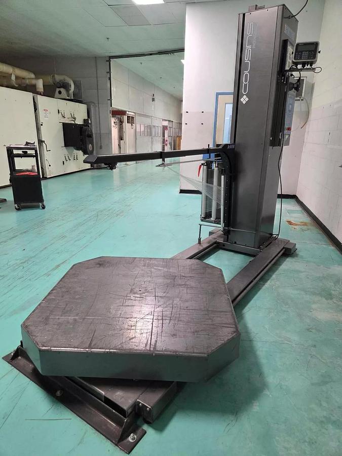 Used COUSINS PALLET WRAPPER MODEL HP-SWA ABOVE GROUND UNIT
