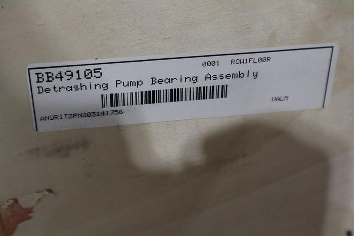 Used ANDRITZ DETRASHING PUMP BEARING ASSEMBLY UNUSED