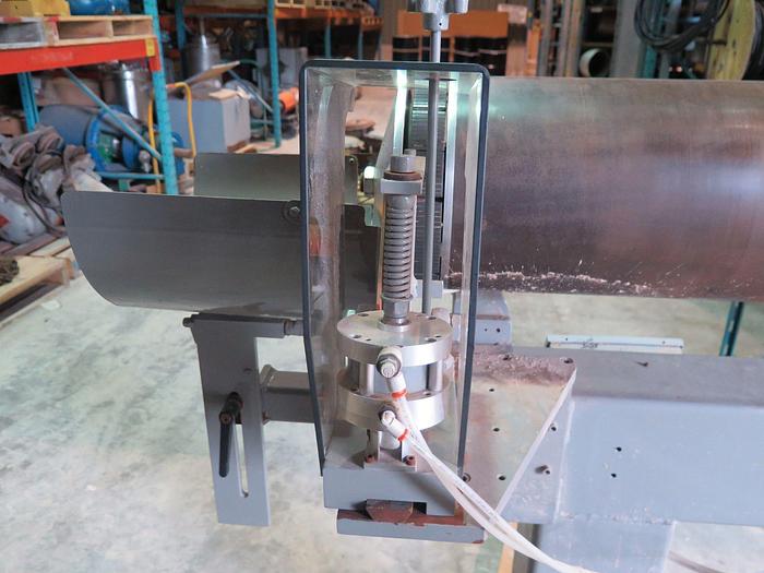 Used 90" WIDE APPLETON S-210 CORE CUTTER 2HP