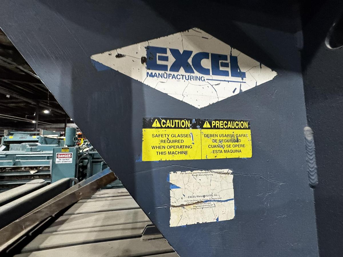 Used EXCEL EX-60 CLOSED DOOR BALER 20HP DUAL 6" CYLINDER