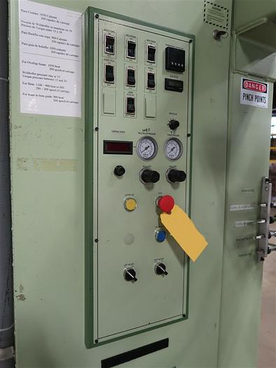 Used 22' MILLER WELDMASTER MODEL 112SB SEAM WELDER 