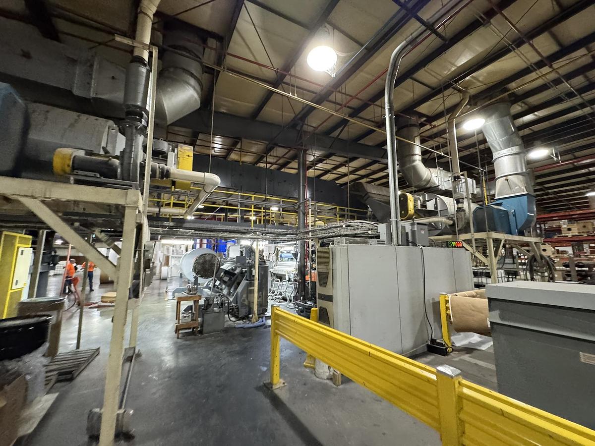 Used 72" WIDE INTAROTO LAMINATOR - PAPER & BOARD