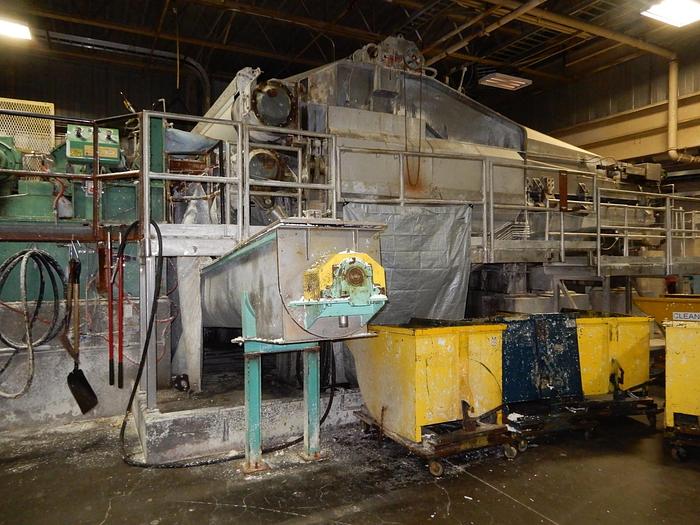 Used 122" (3.1M) TWIN WIRE WETLAP MACHINE W/ MODIFIED HEADBOX IN 2018 RATED 232 AIR DRY TONS