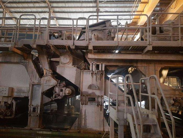 Used 108" (2.75M) RECARD CRESCENT FORMER TISSUE MACHINE 70 TPD PM15