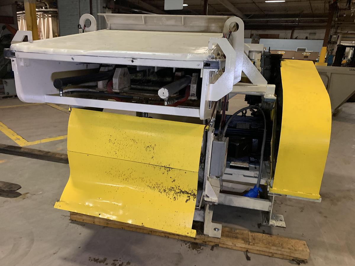 Used 75 HP RETECH GRANULATOR SHREDDER WITH HOPPER (NO INFEED CONVEYOR)