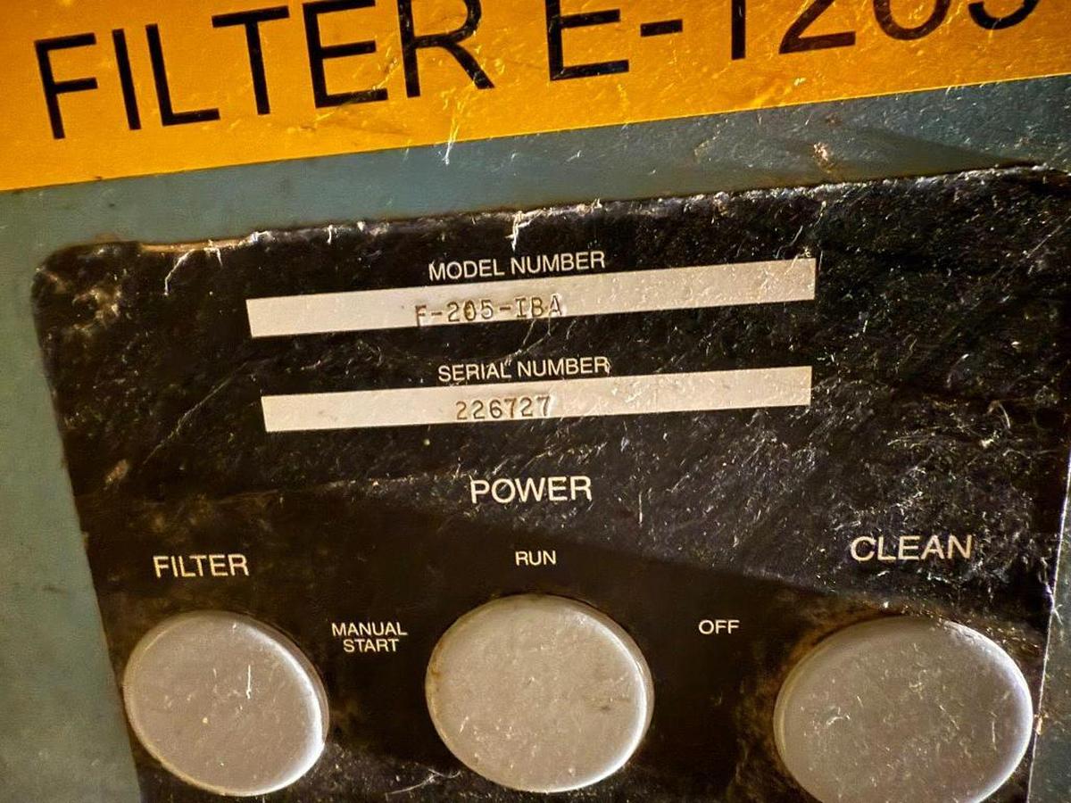 Used RONNINGEN-PETER WATER FILTER MODEL F-205-IBA BACKWASHING PRESSURE FILTER SYSTEM