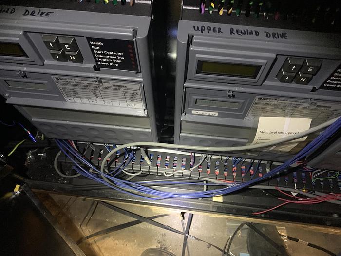 Used 62" TITAN MODEL SR6 CANTILEVERED DUPLEX SLITTER REWINDER SHAFTLESS UNWIND - PENDING LS