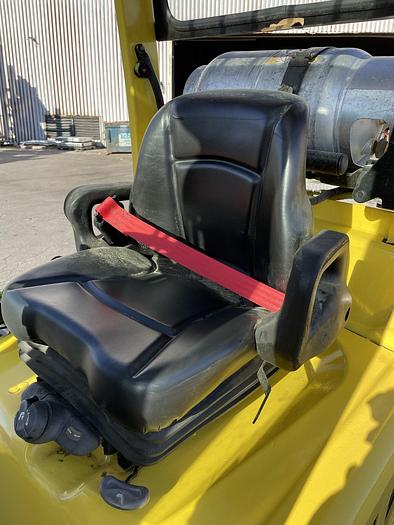 Used 12,000 POUND HYSTER S120FTPRS FORKLIFT WITH BOLZONI PAPER ROLL CLAMP TRIPLE STAGE MAST MFG. 2018 - PENDING JF
