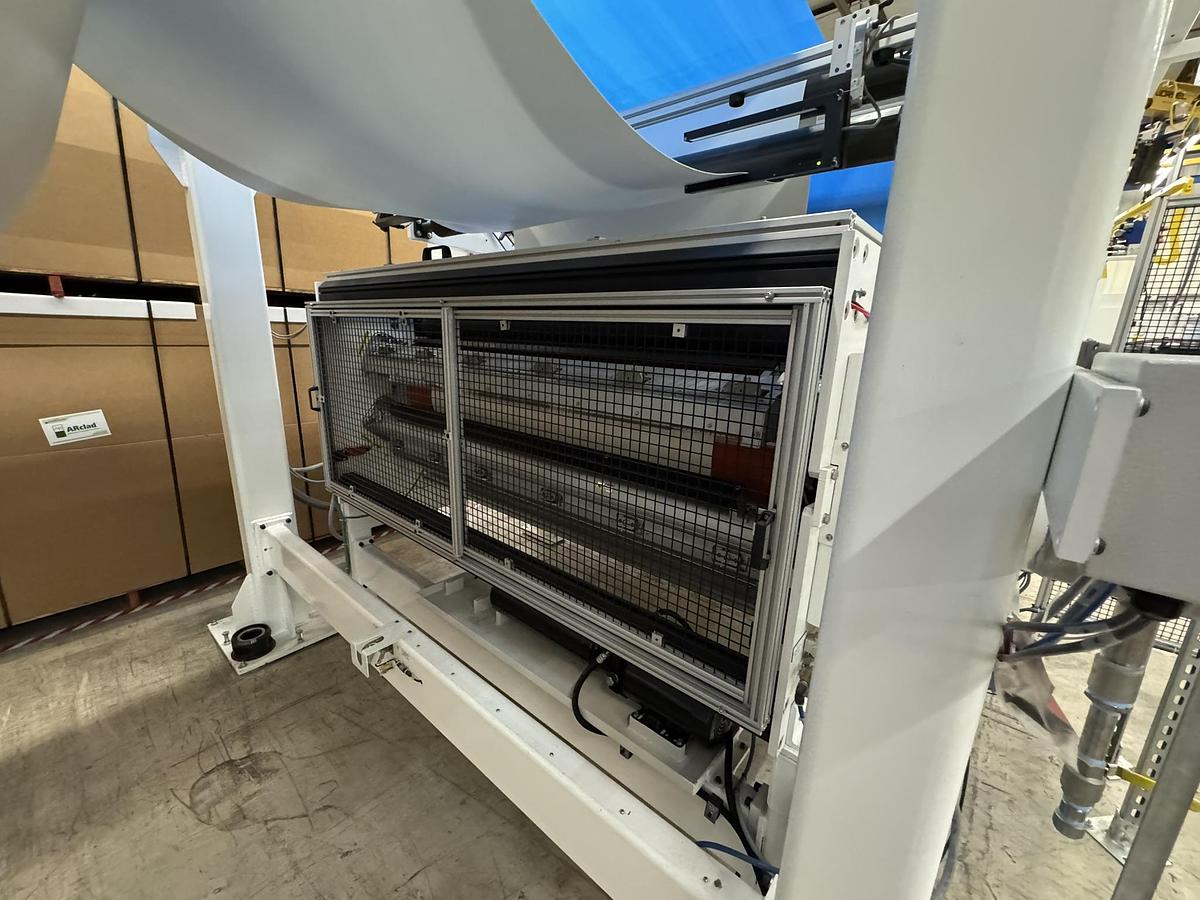 Used 72" WIDE CATBRIDGE LAMINATION LINE & TURRET REWINDER - MFG 2023